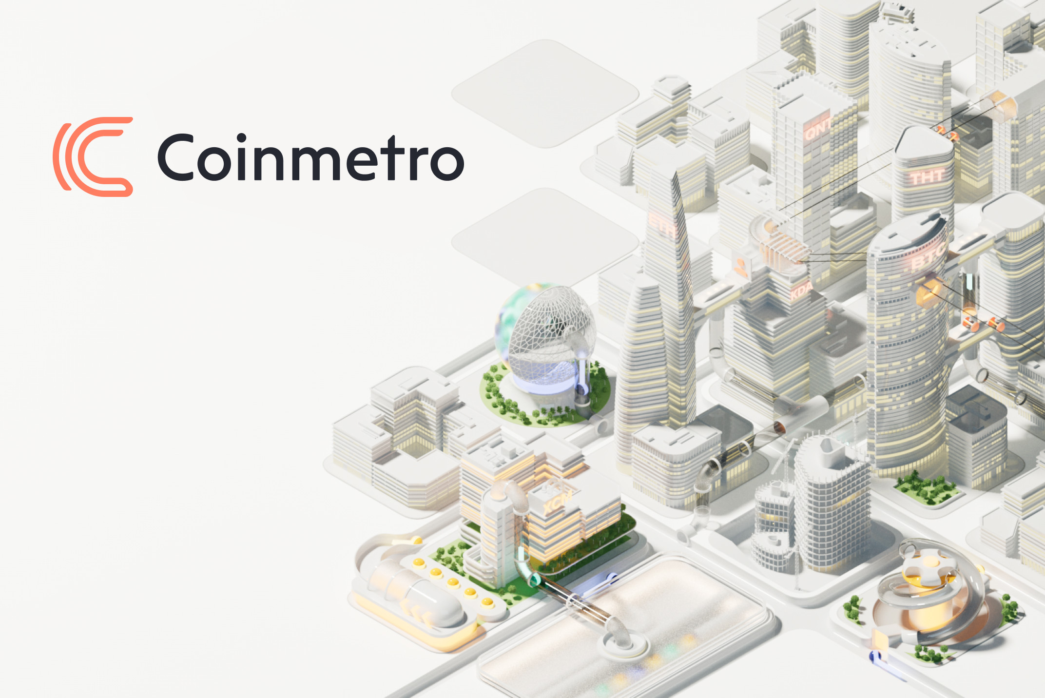 Coinmetro metropolis design by DUX