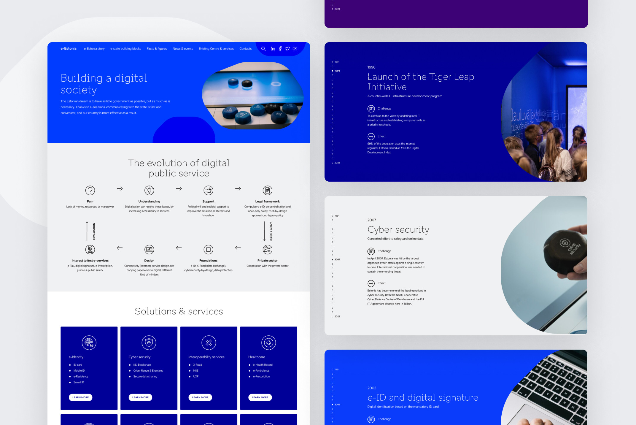 e-estonia website visual by DUX